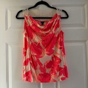 Ann Taylor Bright Colored Laced Tank